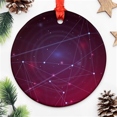 Art Pattern Design Wallpaper Ornament (round) by Grandong
