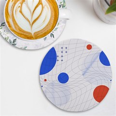 Computer Network Technology Digital Uv Print Round Tile Coaster by Grandong