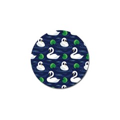 Swan-pattern-elegant-design Golf Ball Marker (4 Pack) by Proyonanggan