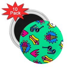 Pattern Adweek Summer 2 25  Magnets (10 Pack)  by Ndabl3x