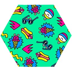 Pattern Adweek Summer Wooden Puzzle Hexagon by Ndabl3x