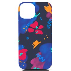 Patterns Rosebuds Iphone 14 Black Uv Print Case by Ndabl3x
