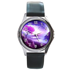 Fantasy World Round Metal Watch by Ndabl3x