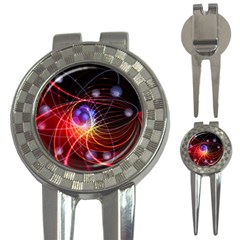 Physics Quantum Physics Particles 3-in-1 Golf Divots by Sarkoni