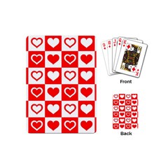 Background Card Checker Chequered Playing Cards Single Design (mini) by Sarkoni