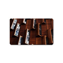 Abstract Architecture Building Business Magnet (name Card) by Amaryn4rt
