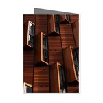 Abstract Architecture Building Business Mini Greeting Cards (Pkg of 8) Left