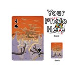 Adventure Time Cartoon Landscape Trees Playing Cards 54 Designs (Mini) Front - Spade4