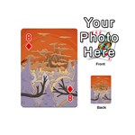 Adventure Time Cartoon Landscape Trees Playing Cards 54 Designs (Mini) Front - Diamond8