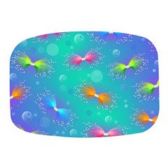 Non Seamless Pattern Blues Bright Mini Square Pill Box by Dutashop