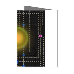 Technology System Mini Greeting Cards (pkg Of 8) by Modalart