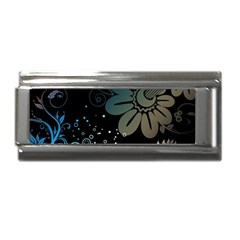 Flower Abstract Desenho Superlink Italian Charm (9mm) by Bedest