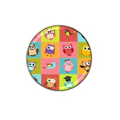 Owls Pattern Abstract Art Desenho Vector Cartoon Hat Clip Ball Marker (10 Pack) by Bedest
