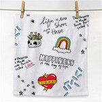 Abstract Fashion Background Suitable Fabric Printing Face Towel Front