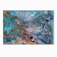 Abstract Delta Postcards 5  X 7  (pkg Of 10) by kaleidomarblingart