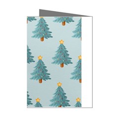 Christmas Trees Time Mini Greeting Cards (pkg Of 8) by Ravend