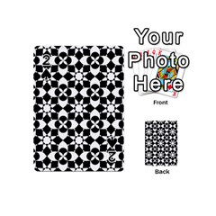 Mosaic Floral Repeat Pattern Playing Cards 54 Designs (mini) by Ravend