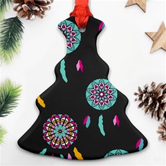 Dreamcatcher Seamless American Ornament (christmas Tree)  by Ravend