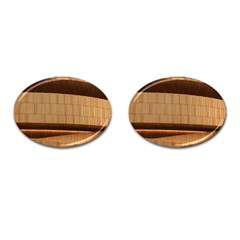Architecture Art Boxes Brown Cufflinks (oval) by Amaryn4rt