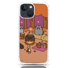 Pusheen Cute Fall The Cat Iphone 13 Mini Tpu Uv Print Case by Modalart
