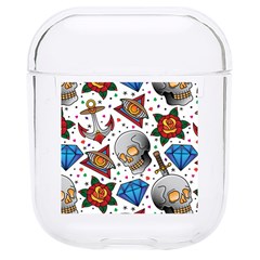 Full Color Flash Tattoo Patterns Hard Pc Airpods 1/2 Case by Bedest