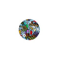 Graffiti Characters Seamless Patterns 1  Mini Magnets by Bedest