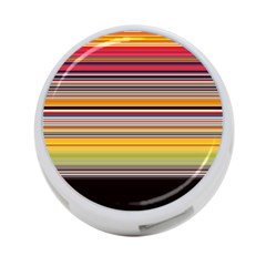 Neopolitan Horizontal Lines Strokes 4-port Usb Hub (one Side) by Pakjumat