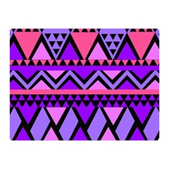 Seamless Purple Pink Pattern Two Sides Premium Plush Fleece Blanket (mini) by Hannah976