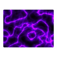 Purple Pattern Background Structure Two Sides Premium Plush Fleece Blanket (mini) by Hannah976