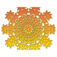 Mandala Background Image Ornament Premium Plush Fleece Blanket (medium) by Hannah976