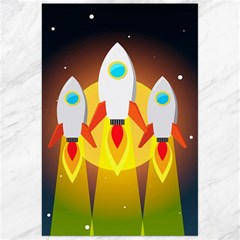 Rocket Take Off Missiles Cosmos Canvas 24  X 36  by Sarkoni