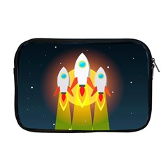 Rocket Take Off Missiles Cosmos Apple Macbook Pro 17  Zipper Case by Sarkoni