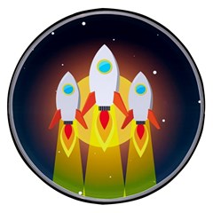 Rocket Take Off Missiles Cosmos Wireless Fast Charger(black) by Sarkoni