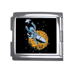 Astronaut Planet Space Science Mega Link Italian Charm (18mm) by Sarkoni