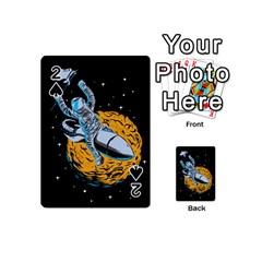 Astronaut Planet Space Science Playing Cards 54 Designs (mini) by Sarkoni
