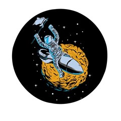 Astronaut Planet Space Science Mini Round Pill Box by Sarkoni