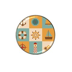 Nautical Elements Collection Hat Clip Ball Marker by Grandong
