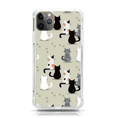 Cute Cat Seamless Pattern Iphone 11 Pro Max 6 5 Inch Tpu Uv Print Case by Apen