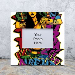 Xtreme Skateboard Graffiti White Box Photo Frame 4  X 6  by Sarkoni