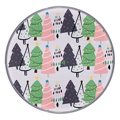 Christmas Trees Icons Wireless Fast Charger(white) by Apen