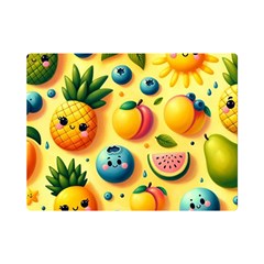 Fruits Fresh Sweet Pattern Premium Plush Fleece Blanket (mini) by Ravend