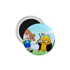 Adventure Time Finn And Jake Cartoon Network Parody 1 75  Magnets by Sarkoni