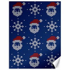 Santa Clauses Wallpaper Canvas 18  X 24  by artworkshop