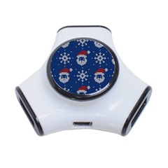 Santa Clauses Wallpaper 3-port Usb Hub by artworkshop