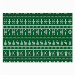 Wallpaper Ugly Sweater Backgrounds Christmas Large Glasses Cloth (2 Sides) by artworkshop