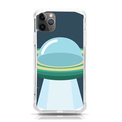 Illustration Ufo Alien  Unidentified Flying Object Iphone 11 Pro Max 6 5 Inch Tpu Uv Print Case by Sarkoni