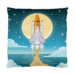 Space Exploration Illustration Standard Cushion Case (two Sides) by Bedest