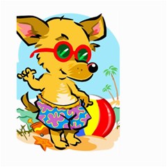 Beach Chihuahua Dog Pet Animal Large Garden Flag (two Sides) by Sarkoni