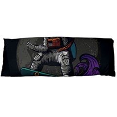 Illustration Astronaut Cosmonaut Paying Skateboard Sport Space With Astronaut Suit Body Pillow Case (dakimakura) by Ndabl3x