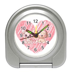 Paw Dog Pet Puppy Canine Cute Travel Alarm Clock by Sarkoni